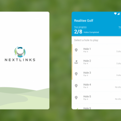 Interactive mobile app for social indoor golfing