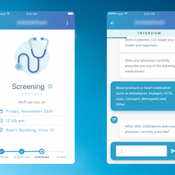 Mobile app for a health and wellness program
