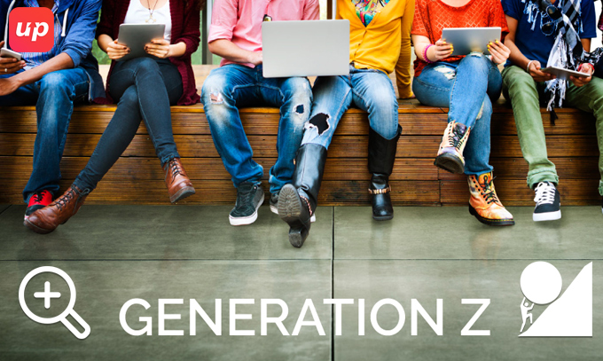 Generation Z and mobile app, by Fluper