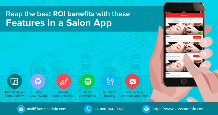 Reap the best ROI benefits with these features in a salon app