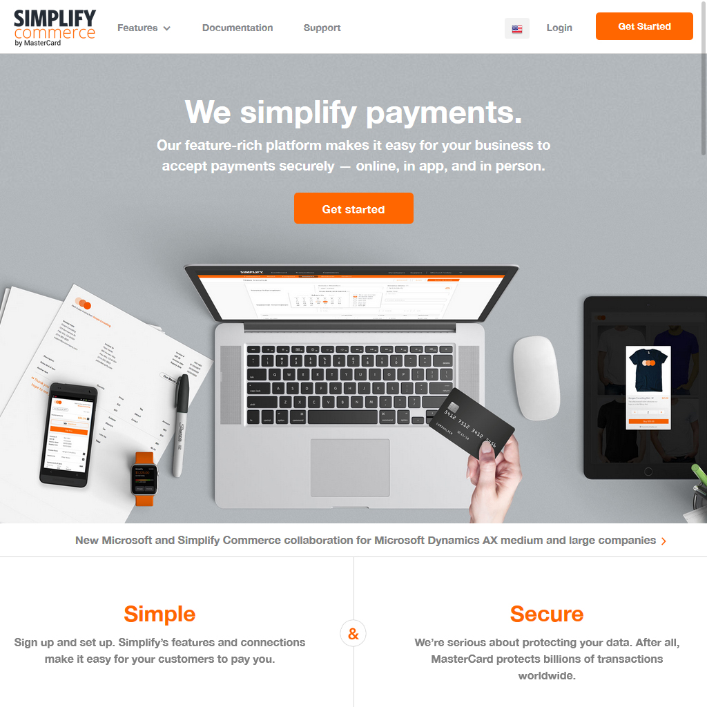 Pay sites. Simplify.
